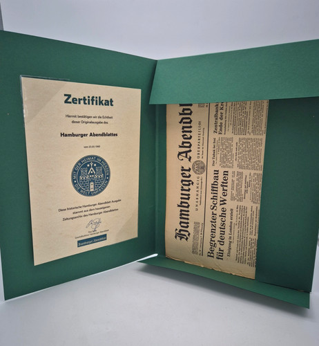 Historische zeitung hamburger - historische,