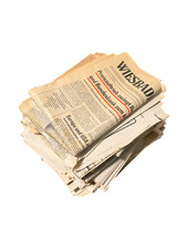 Vintage deutsche Zeitungen aus