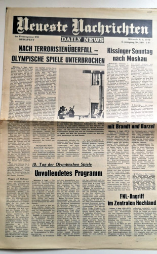 Daily news 1972 olympia - daily,