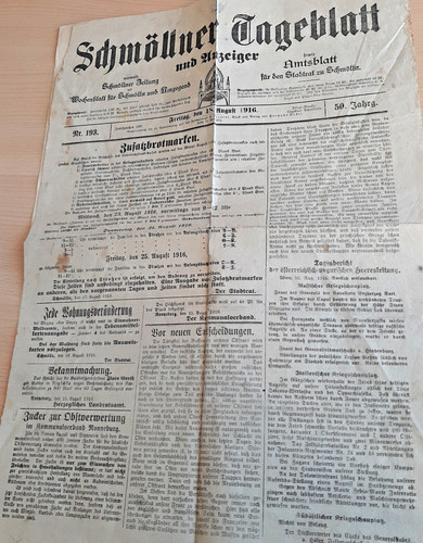 Schmöllner tageblatt zeitung - ,