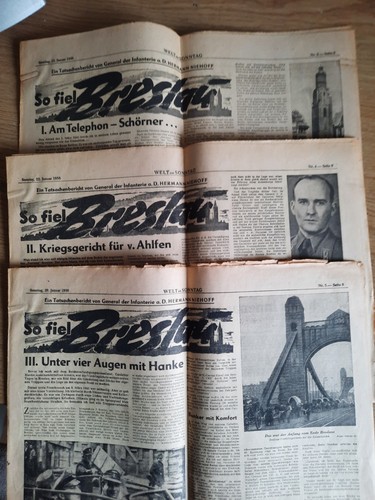 Zeitung von 1956 - ,, fiel