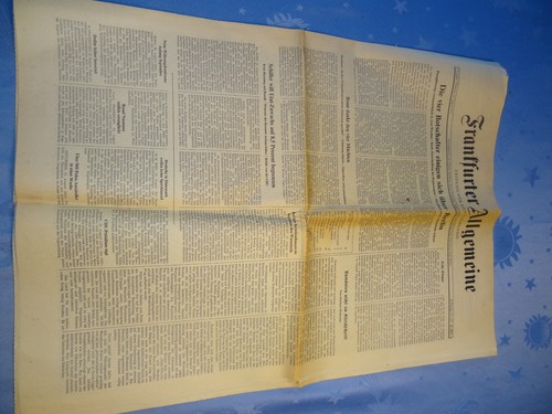 Frankfurter allgemeine zeitung - allgemeine,