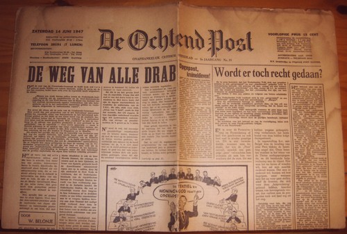 Amsterdam zeitung 1947 - amsterdam, 14.6.1947