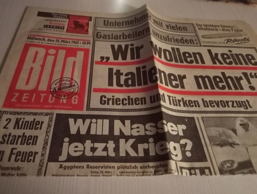 Bild zeitung 1965 - bild-zeitung, 10.03.1965