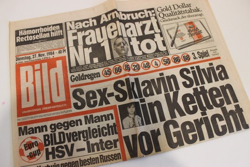Bild bildzeitung 1984 - bild, 27.11.1984