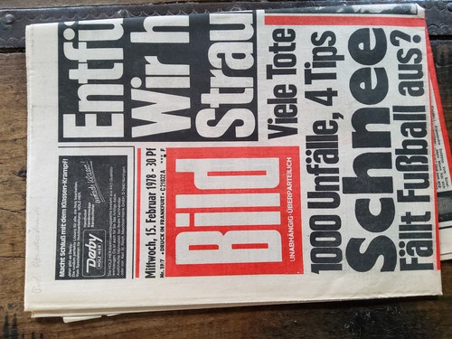 Bild zeitung vom - zeitung, 15.februar