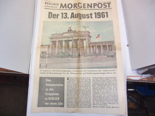 Zeitung sonderausgabe berliner - zeitung,
