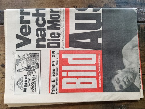 Bild zeitung vom februar - zeitung,