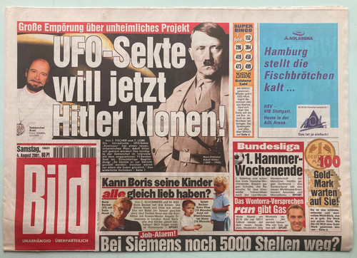 2001 bild zeitung - 04.08.2001,