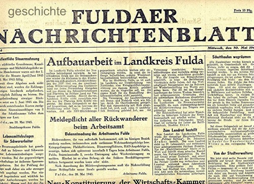 Fuldaer nachrichtenblatt - fuldaer,