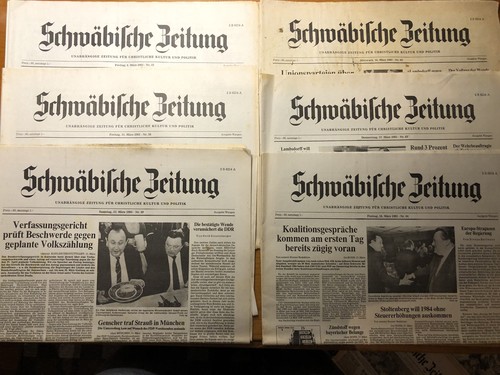 Schwäbische zeitung 1983 - schwäbische,