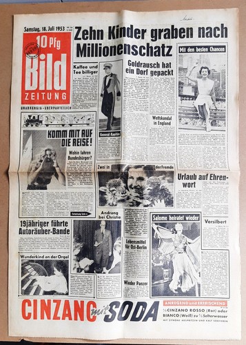 Bild zeitung 07 1953 - bild,