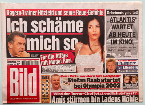 2001 bild zeitung - 06.12.2001,